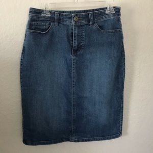 Christopher & Banks denim skirt